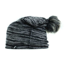 Load image into Gallery viewer, Australian made Wool Marle Pom Pom Beanie by Carlisle Hats featuring a cozy knit design and a playful pom pom on top.