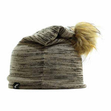 Load image into Gallery viewer, Australian Made Wool Marle Pom Pom Beanie by Carlisle Hats, soft knitted beanie with colorful marle pattern and a cozy pom pom on top.