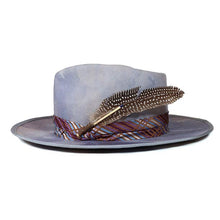Load image into Gallery viewer, Cambridge Hats Camden Street Lilac Marble Dye bucket hat with marble pattern, 55cm size, stylish and casual accessory.