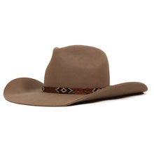 Load image into Gallery viewer, Cambridge Cowboy Hat by Carlisle Hats in tan, brown, and red with wide brim and classic Western design.
