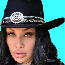 Load image into Gallery viewer, Carlisle Hats Camden Street Cowboy Fur Felt X cowboy hat featuring a wide brim and classic western style.