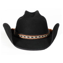 Load image into Gallery viewer, Carlisle Hats Glenny Gee cowboy hat with wired brim, 55cm, featuring a classic western design and structured brim.