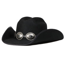 Load image into Gallery viewer, Carlisle Hats Glenny Gee Cowboy Hat with wired brim, 55cm, classic Western style in durable felt material.