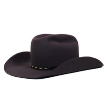 Load image into Gallery viewer, Carlisle Hats St Kilda Road Cowboy Hat in graphite black, 55cm, featuring a classic cowboy hat design and wide brim.