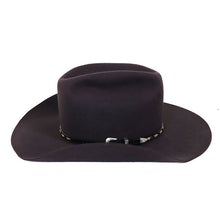 Load image into Gallery viewer, Carlisle Hats St Kilda Road Cowboy Hat in graphite black, 55cm brim, stylish western cowboy hat with a classic design.