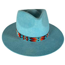 Load image into Gallery viewer, Carlisle Hats Camden Beaver Fur Felt Fedora hat with a wide brim and pinched crown, showcasing classic style and high-quality craftsmanship.