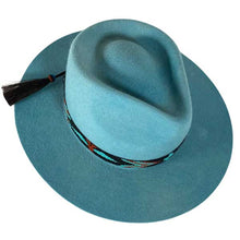 Load image into Gallery viewer, Carlisle Hats Camden Beaver Fur Felt Fedora with a wide brim and classic band, showcasing a stylish and high-quality men's hat.