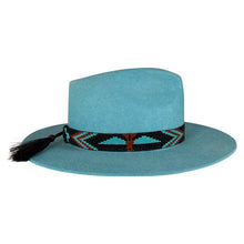 Load image into Gallery viewer, Carlisle Hats Camden Beaver Fur Felt Fedora hat with a wide brim and classic design, showcasing high-quality craftsmanship.