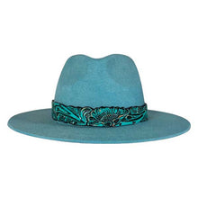 Load image into Gallery viewer, Carlisle Hats Camden Beaver Fur Felt Fedora hat with a classic wide brim and stylish band detail.