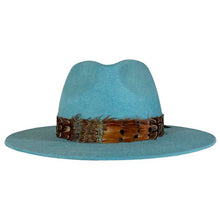 Load image into Gallery viewer, Carlisle Hats Camden beaver fur felt fedora hat with a wide brim and crease crown, size 55cm, stylish and high-quality accessory.