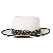 Load image into Gallery viewer, Carlisle Hats Camden Street Fedora in stone black, classic fedora style with a wide brim and felt material, size 55cm.