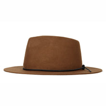 Load image into Gallery viewer, Green Carlisle Hats Woodstock Fedora with a wide brim and classic style, perfect for stylish outdoor wear.