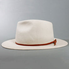 Load image into Gallery viewer, Green Carlisle Hats Woodstock Fedora with a wide brim and traditional fedora style, size 55cm.