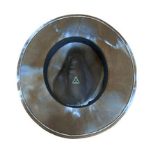 Load image into Gallery viewer, Gray marble dye Carlisle Street Fedora hat by Carlisle Hats, featuring a classic fedora style with a stylish marble finish.