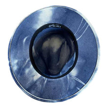 Load image into Gallery viewer, Grey marble dye Carlisle Street Fedora hat by Carlisle Hats with a classic fedora design and wide brim.