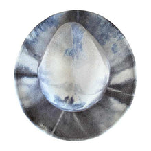 Load image into Gallery viewer, Gray marble dye fedora hat by Carlisle Hats, stylish wide-brim Fedora with a classic design and textured finish.