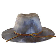 Load image into Gallery viewer, Gray marble dye Carlisle Hats Woodstock Street Fedora, 55cm with a classic wide brim and stylish design.