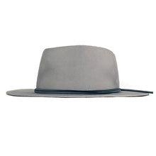 Load image into Gallery viewer, Gray marble dye Fedora hat by Carlisle Hats, stylish street fashion accessory with a classic fedora shape.