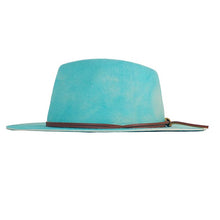 Load image into Gallery viewer, Grey marble dye Woodstock Street Fedora hat by Carlisle Hats, featuring a classic fedora shape and stylish design.