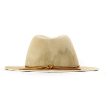 Load image into Gallery viewer, Gray marble dye Woodstock Street Fedora hat by Carlisle Hats, 55cm, featuring a stylish wide brim and classic fedora design.