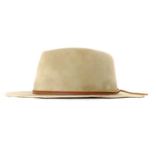 Load image into Gallery viewer, Grey marble-dyed Woodstock Street Fedora by Carlisle Hats, showcasing a stylish wide brim and classic fedora design.