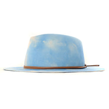 Load image into Gallery viewer, Grey Woodstock Street Fedora by Carlisle Hats featuring marble dye finish, 55cm size, stylish and classic fedora hat.