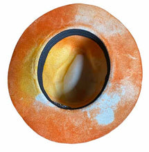 Load image into Gallery viewer, Carlisle Hats St Kilda Sunset Fedora in 55cm with wide brim and sun-inspired design, stylish accessory for sunny days.