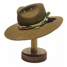 Load image into Gallery viewer, Carlisle Hats Camden Fedora in whiskey with a wide brim, featuring a classic fedora style and a stylish, structured crown.