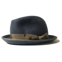 Load image into Gallery viewer, Carlisle Hats Elwood Grey Small Brim Fedora featuring a classic design with a short brim and stylish felt material.
