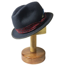 Load image into Gallery viewer, Grey Elwood X Fedora hat by Carlisle Hats featuring a classic fedora style with a wide brim and stylish band detail.
