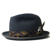Load image into Gallery viewer, Grey Elwood X Fedora hat by Carlisle Hats, featuring a classic fedora style with a wide brim and structured crown.
