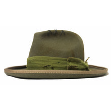 Load image into Gallery viewer, Carlisle Hats Nelson Fedora XX in fawn color, a stylish wide-brimmed fedora made from soft felt material.