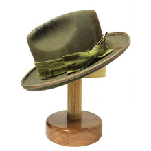 Load image into Gallery viewer, Carlisle Hats Nelson Fedora XX in Fawn, a stylish men's fedora with a classic wide brim and soft felt material.