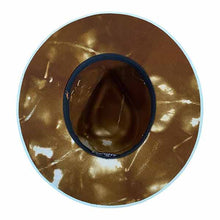 Load image into Gallery viewer, Carlisle Hats Camden Street Marble Dye Chocolate fedora hat with a classic brim and marble dye design, 56cm size.