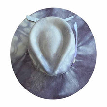 Load image into Gallery viewer, Carlisle Hats Camden Street Marble Dye Mauve fedora hat with a classic brim and marble marble dye finish, 56cm size.