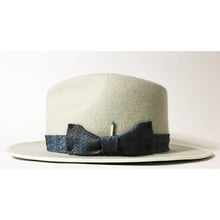 Load image into Gallery viewer, Carlisle Hats Camden 6.5 Stone A fedora made of 100% Merino wool felt, featuring a classic style and natural stone color.
