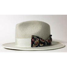 Load image into Gallery viewer, Carlisle Hats Camden 6.5 Stone C fedora made of Merino wool felt, featuring a classic brim and stylish design.