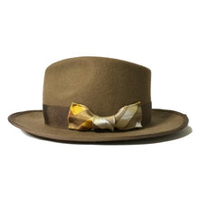 Load image into Gallery viewer, Carlisle Hats Camden 6.5 Tan A fedora made of Merino wool felt with a classic brim and stylish design.