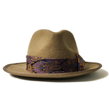 Load image into Gallery viewer, Carlisle Hats Camden 6.5 Tan C fedora made of Merino wool felt, featuring a classic brim and stylish design.
