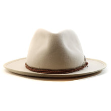 Load image into Gallery viewer, Carlisle Hats Camden Hand Shaped Stone Fedora with a classic wide brim and stylish design, perfect for sophisticated menswear.