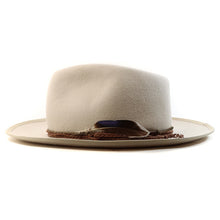 Load image into Gallery viewer, Carlisle Hats Camden Hand Shaped Stone Fedora featuring a classic wide brim and stylish hand-crafted design.
