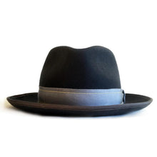 Load image into Gallery viewer, Carlisle Hats Camden Street Fedora in grey with a classic fedora shape and wide brim, perfect for stylish outdoor wear.