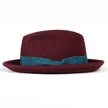 Load image into Gallery viewer, Black Elwood Fedora by Carlisle Hats featuring a classic fedora style with a wide brim and textured band.