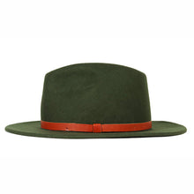Load image into Gallery viewer, Carlisle Street Fedora hat with a classic wide brim and stylish band, made by Carlisle Hats, showcasing a timeless accessory.