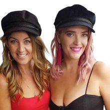 Load image into Gallery viewer, Green Carlisle Hats fisherman cap with a small brim and classic design, featuring a textured fabric and adjustable strap.