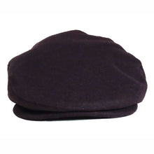 Load image into Gallery viewer, Carlisle Hats wool blend Ivy Cap in wine color, classic flat cap style with a rounded crown and short brim for a stylish, vintage look.