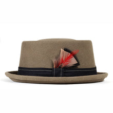 Load image into Gallery viewer, Carlisle Hats Orange Grove Pork Pie in assorted colors, 54cm size with a black band and stylish classic design.