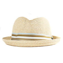 Load image into Gallery viewer, Carlisle Hats Mr Gray Natural fedora with a wide brim and classic design, showcasing a stylish gray hat on a neutral background.